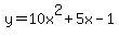 y=10x%5E2%2B5x-1