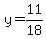 y=11%2F18