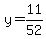 y=11%2F52%29x%5E2