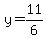 y=11%2F6
