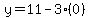 y=11-3%280%29