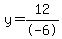 y=12%2F-6