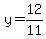 y=12%2F11
