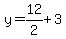 y=12%2F2%2B3