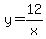y=12%2Fx