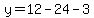 y=12-24-3