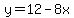 y=12-8x%29%2F-4