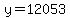y=12053