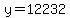 y=12232