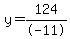 y=124%2F-11