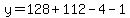 y=128%2B112-4-1