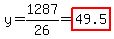 y=1287%2F26=highlight%2849.5%29