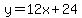 y=12x%2B24