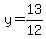 y=13%2F12