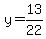 y=13%2F22