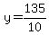 y=135%2F10