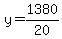 y=1380%2F20