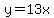 y=13x%E2%88%921