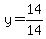 y=14%2F14