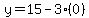 y=15-3%280%29
