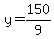y=150%2F9