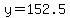 y=152.5