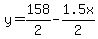 y=158%2F2-1.5x%2F2