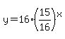 y=16%2815%2F16%29%5Ex