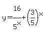 y=16%5E%22%22%2F5%5Ex%2B%283%2F5%29%5Ex