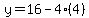 y=16-4%284%29
