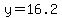 y=16.2