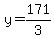 y=171%2F3