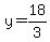 y=18%2F3