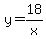 y=18%2Fx