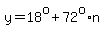 y=18%5Eo%2B72%5Eo%2An