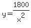 y=1800%2Fx%5E2