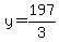 y=197%2F3