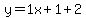y=1x%2B1%2B2