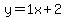 y=1x%2B2