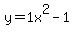 y=1x%5E2-1