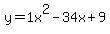 y=1x%5E2-34x%2B9