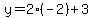 y=2%28-2%29%2B3