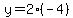 y=2%28-4%29