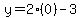 y=2%280%29-3