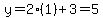 y=2%281%29%2B3=5