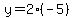 y=2%2A%28-5%29