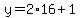 y=2%2A16%2B1