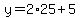 y=2%2A25%2B5
