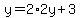 y=2%2A2y%2B3