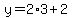 y=2%2A3%2B2